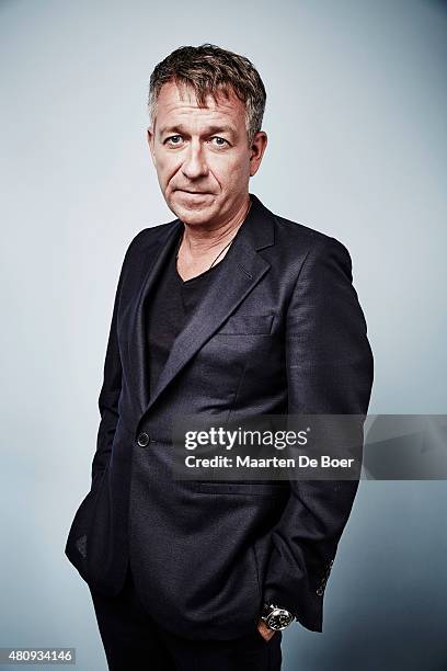 Actor Sean Pertwee of 'Gotham' poses for a portrait at the Getty Images Portrait Studio Powered By Samsung Galaxy At Comic-Con International 2015 at...