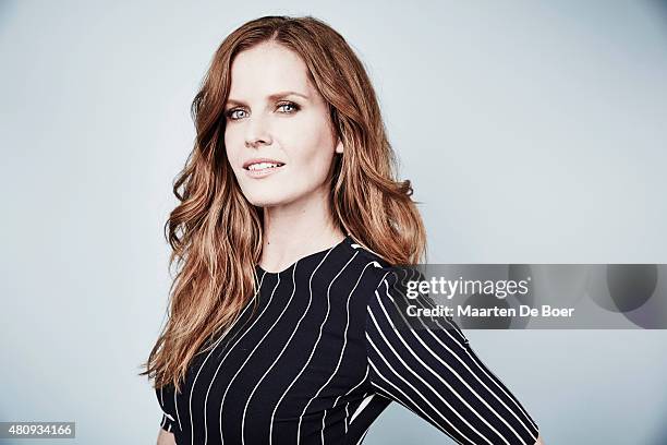 Actress Rebecca Mader of 'Once Upon a Time' poses for a portrait at the Getty Images Portrait Studio Powered By Samsung Galaxy At Comic-Con...