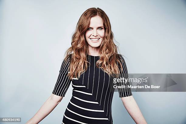 Actress Rebecca Mader of 'Once Upon a Time' poses for a portrait at the Getty Images Portrait Studio Powered By Samsung Galaxy At Comic-Con...