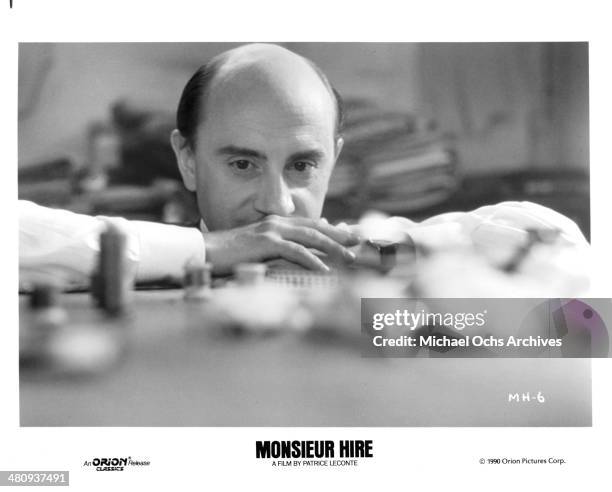 Actor Michel Blanc in a scene from the movie "Monsieur Hire" circa 1989.