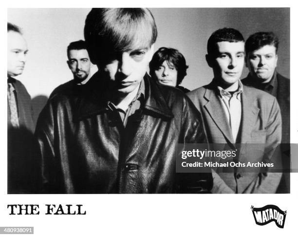 English post-punk band The Fall poses.