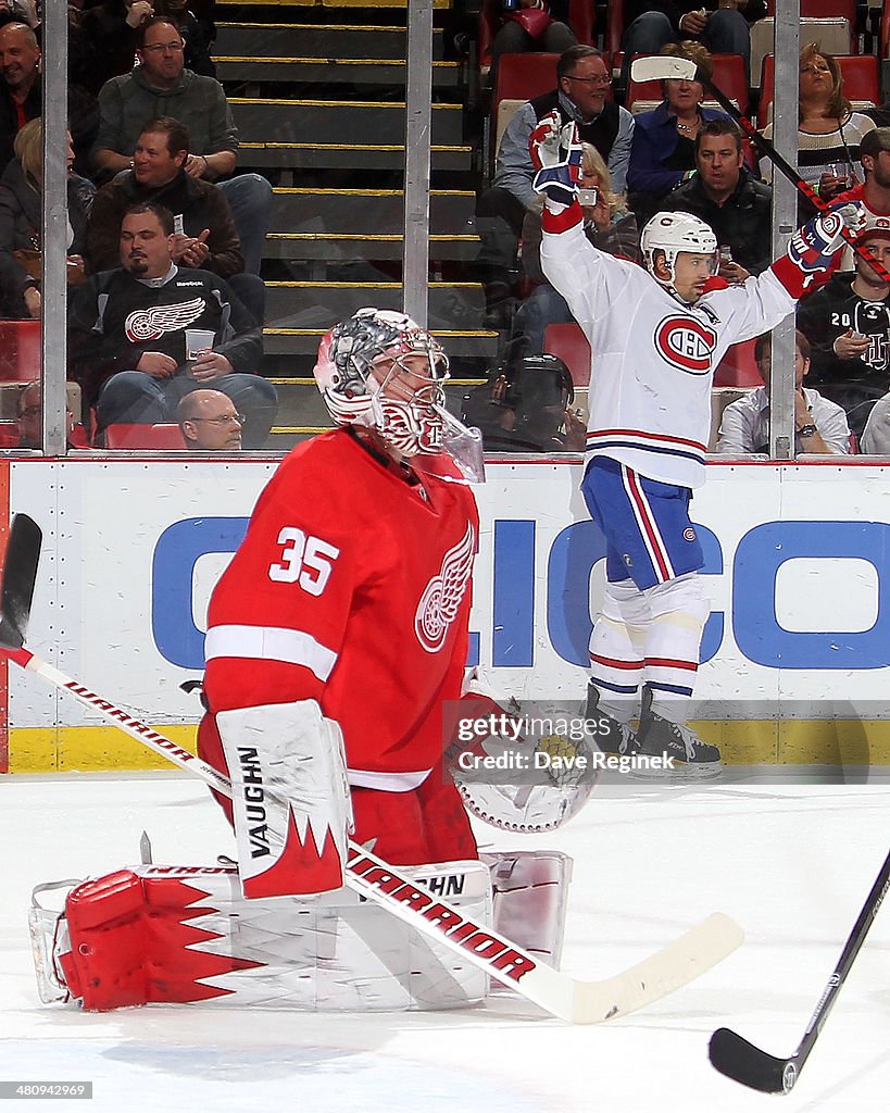 Montreal Canadiens v Detroit Red Wings