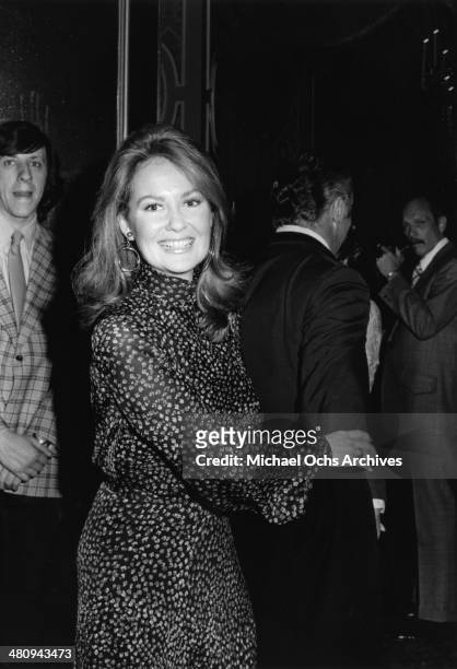 Entertainer Shelley Fabares attends an event in circa 1975..