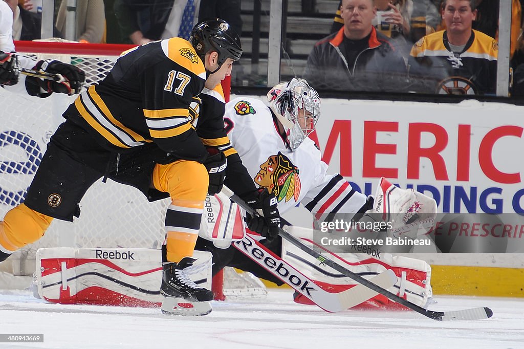 Chicago Blackhawks v Boston Bruins