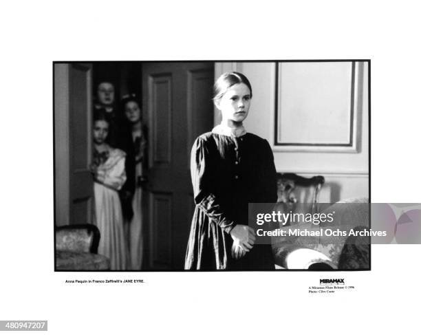 Actress Anna Paquin in a scene from the movie "Jane Eyre", circa 1996.