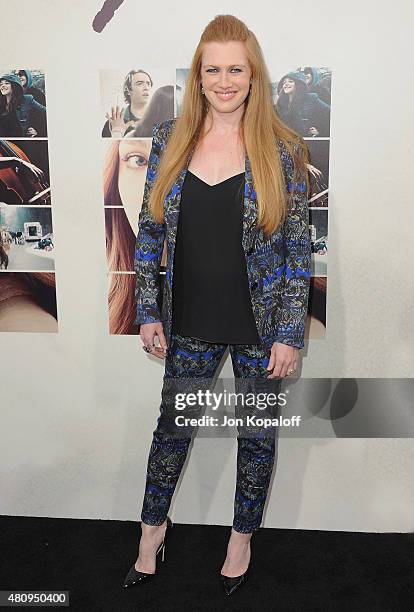 Actress Mireille Enos arrives at the Los Angeles Premiere "If I Stay" at TCL Chinese Theatre on August 20, 2014 in Hollywood, California.