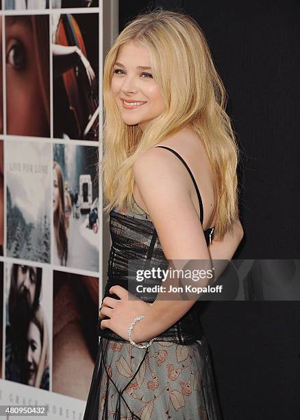 Actress Chloe Grace Moretz arrives at the Los Angeles Premiere "If I Stay" at TCL Chinese Theatre on August 20, 2014 in Hollywood, California.