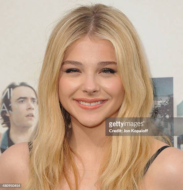 Actress Chloe Grace Moretz arrives at the Los Angeles Premiere "If I Stay" at TCL Chinese Theatre on August 20, 2014 in Hollywood, California.