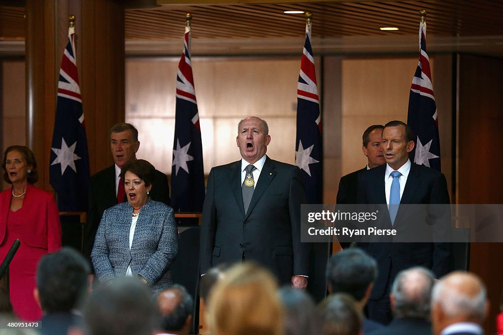 Peter Cosgrove Sworn In As Governor-General Of Australia