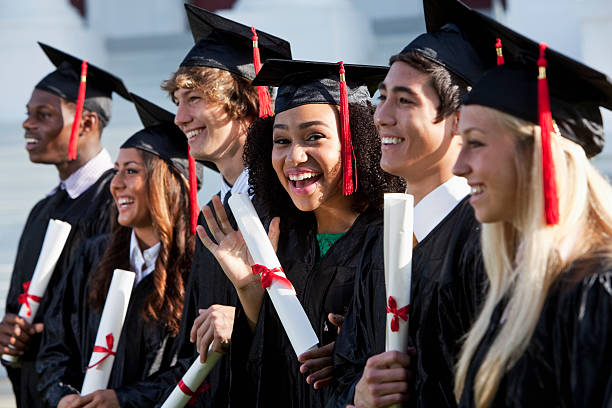 graduating class - graduation stock pictures, royalty-free photos & images