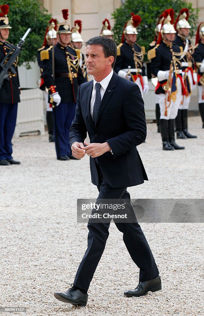 Mexican President Enrique Pena Nieto On Official Visit In France