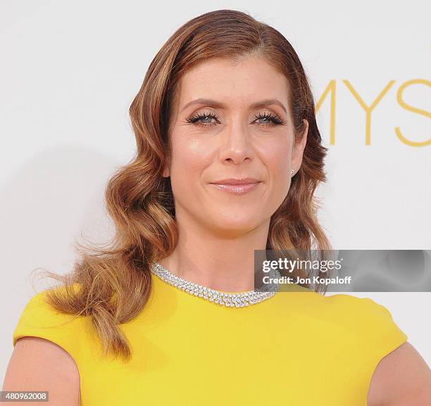 Actress Kate Walsh arrives at the 66th Annual Primetime Emmy Awards at Nokia Theatre L.A. Live on August 25, 2014 in Los Angeles, California.