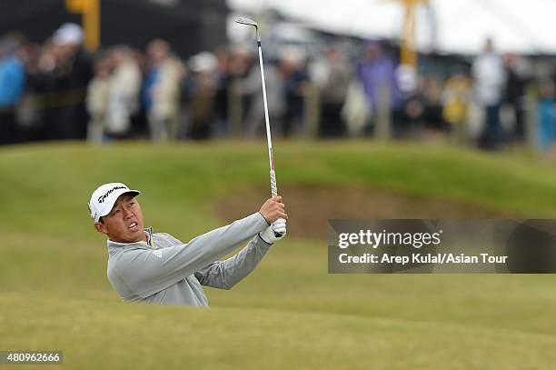 David Lipsky of USA pictured during the round one of The 144th Open Championship at The Old Course on July 16, 2015 in St Andrews, Scotland.