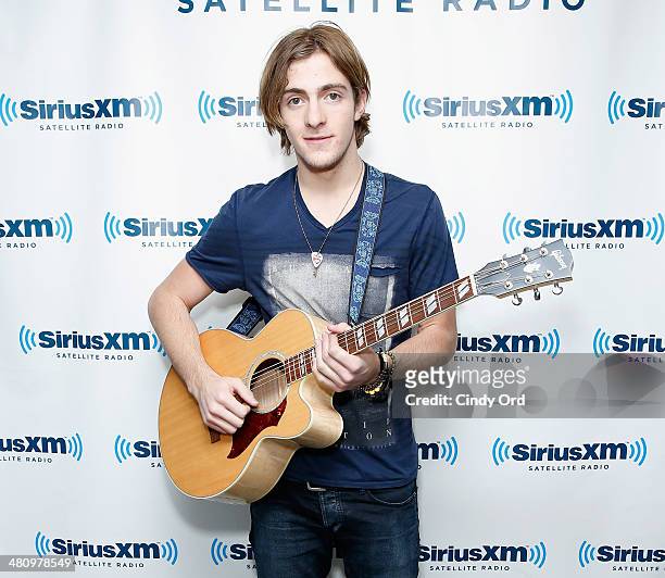 Rocky Lynch of R5 visits the SiriusXM Studios on March 27, 2014 in New York City.