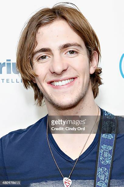 Rocky Lynch of R5 visits the SiriusXM Studios on March 27, 2014 in New York City.