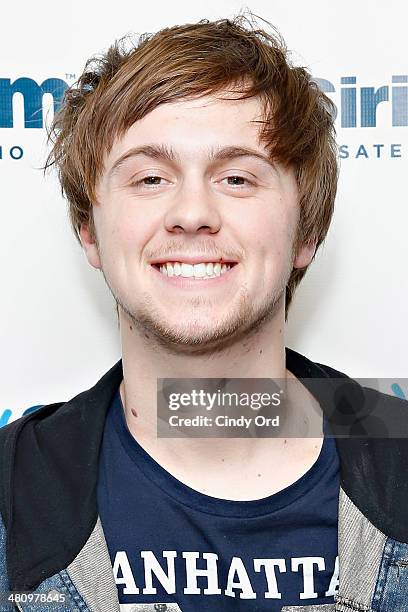 Ellington Ratliff of R5 visits the SiriusXM Studios on March 27, 2014 in New York City.