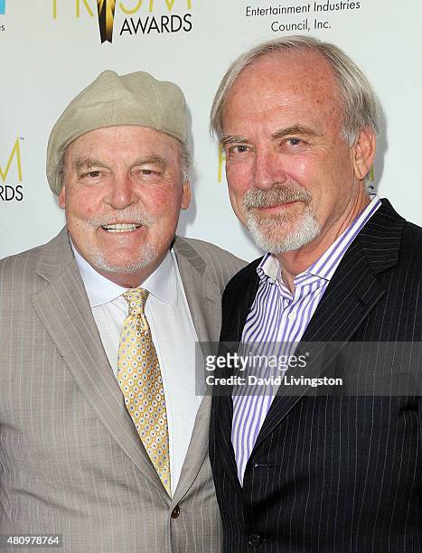 Actors/brothers Stacy Keach and James Keach attend the 19th Annual Prism Awards Ceremony at the Skirball Cultural Center on July 16, 2015 in Los...