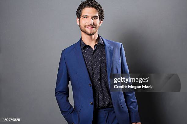 Actor Tyler Posey poses for a portrait at the Logo TV's "Trailblazers" at the Cathedral of St. John the Divine on June 25, 2015 in New York City.