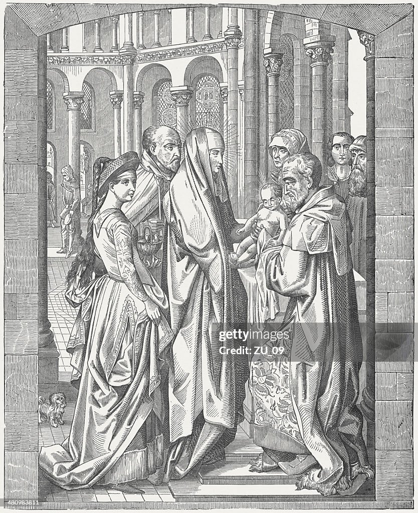 Jesus’ Presentation at the Temple (Luke 2), published c.1880