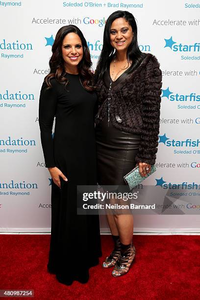Soledad O'Brien and Starfish Board Member Pamela Ravane-Jones attend  News Photo - Getty Images