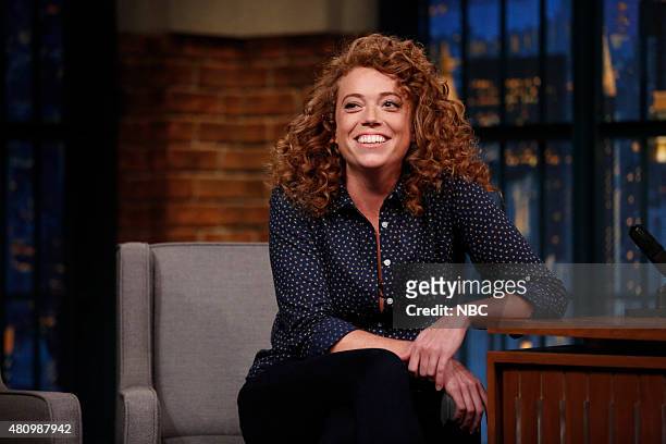 Episode 231 -- Pictured: Writer, Michelle Wolf during a skit on July 16, 2015 --