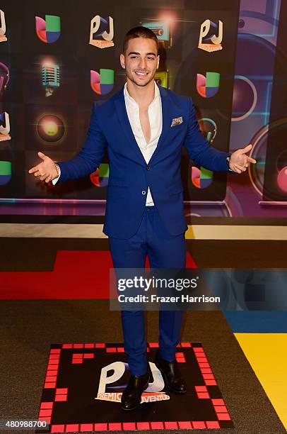 Maluma attends Univision's Premios Juventud 2015 at Bank United Center on July 16, 2015 in Miami, Florida.