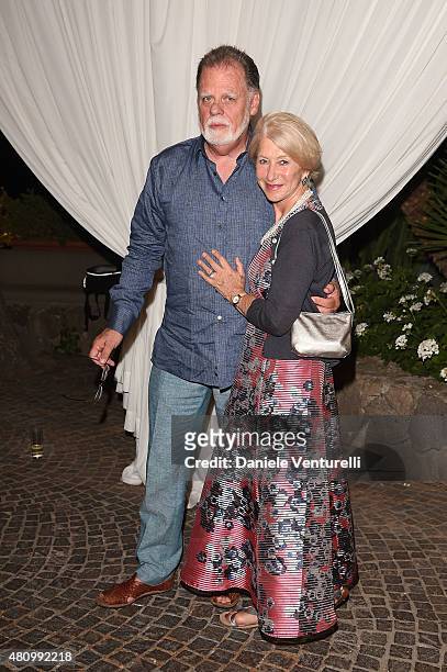 Taylor Hackford and Helen Mirren attend 2015 Ischia Global Film & Music Fest - Day 4 on July 16, 2015 in Ischia, Italy.