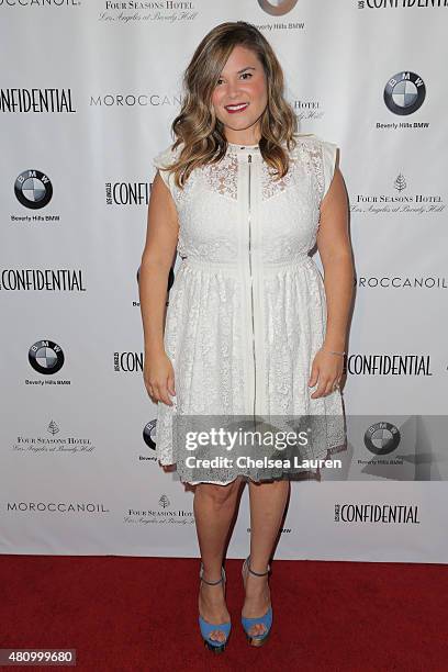 Associate publisher Valerie Robles attends Los Angeles Confidential Women Of Influence Celebration hosted by Christina Hendricks on July 16, 2015 in...