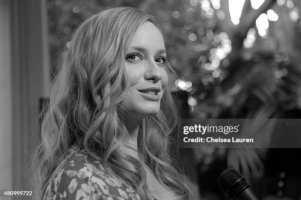 Actress Christina Hendricks attends Los Angeles Confidential Women Of Influence Celebration hosted by Christina Hendricks on July 16, 2015 in Los...