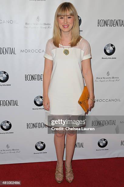 Actress Stephanie Drake attends Los Angeles Confidential Women Of Influence Celebration hosted by Christina Hendricks on July 16, 2015 in Los...