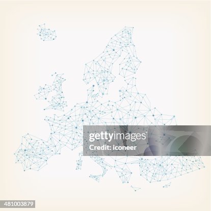 European Network Map Europe Network Map High-Res Vector Graphic - Getty Images
