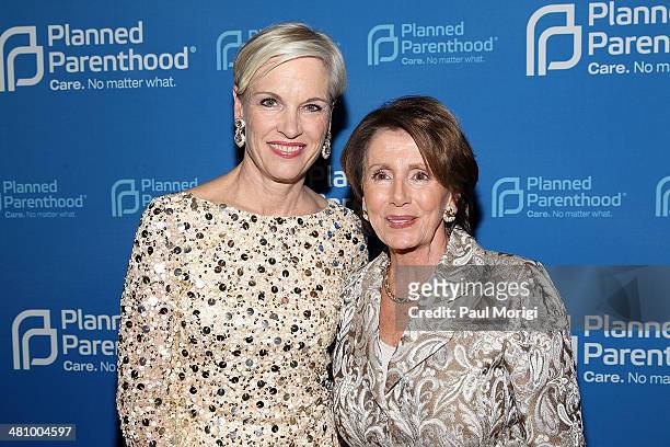 Planned Parenthood Federation of America President Cecile Richards and U.S. House Minority Leader Rep. Nancy Pelosi attend the Planned Parenthood...