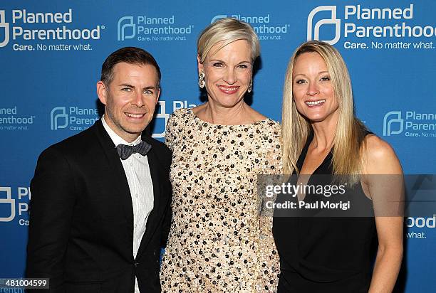 The Fosters" Executive Producer Brad Bredewegi, Planned Parenthood Federation of America President Cecile Richards and actress Teri Polo attend the...