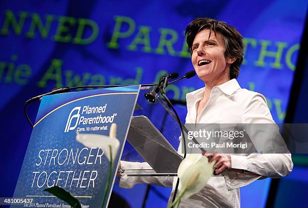 Comedian Tig Notaro emcees Planned Parenthood Federation Of America's 2014 Gala Awards Dinner at the Marriott Wardman Park Hotel on March 27, 2014 in...
