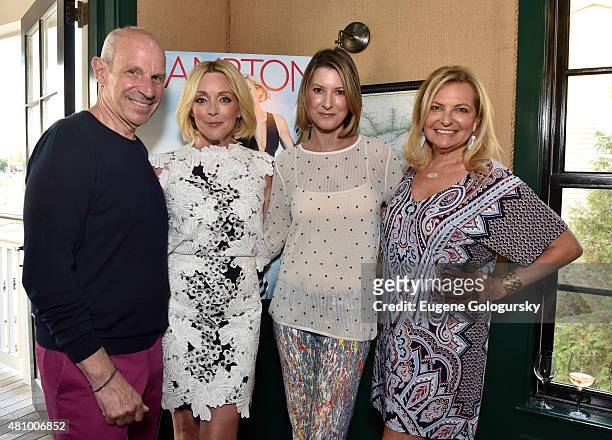 Jon Tisch, Jane Krakowski,Ê Lizzie Tisch, and Debra Halpert attend the Hamptons Magazine Celebration With Cover Star Jane Krakowski at Baron's Cove...