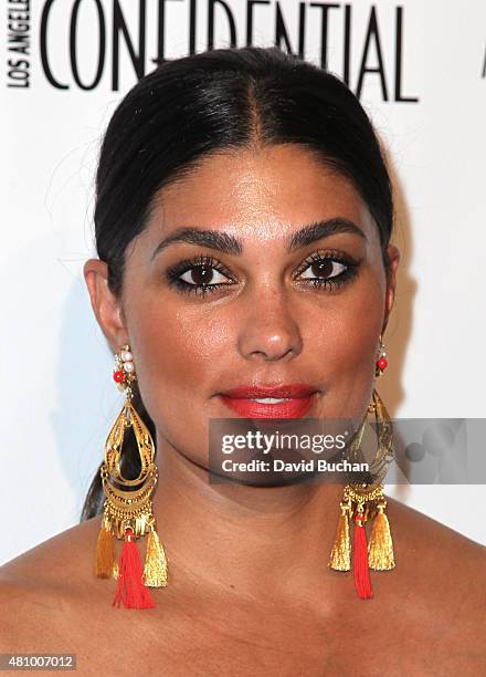 Rachel Roy attends the "Women of Influence" issue celebration presented by Los Angeles Confidential magazine at Four Seasons Hotel Los Angeles at...