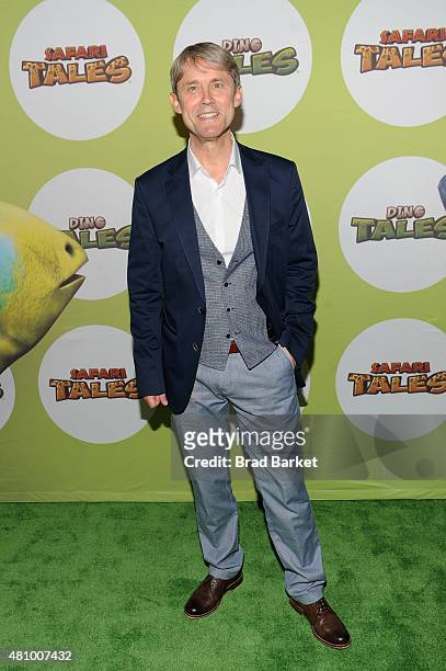 David Miller of Kuato Studios attends the launch of Dino Tales and Safari Tales at the American Museum of Natural History with Kuato Studios on July...