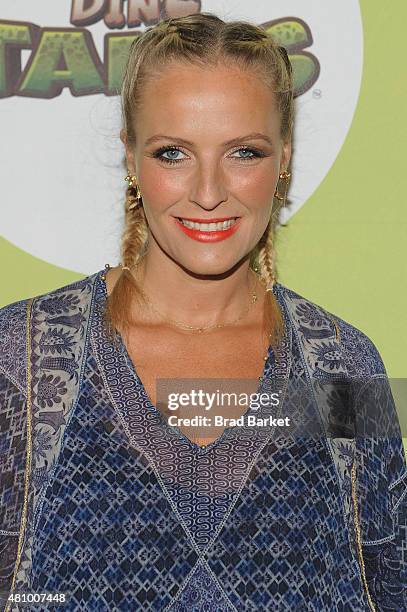 Karen Craig attends the launch of Dino Tales and Safari Tales at the American Museum of Natural History with Kuato Studios on July 16, 2015 in New...