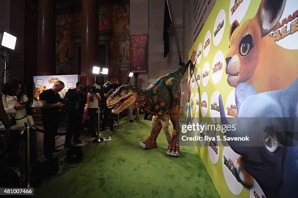 General view of atmosphere at the launch of Dino Tales and Safari Tales at the American Museum of Natural History with Kuato Studios on July 16, 2015...