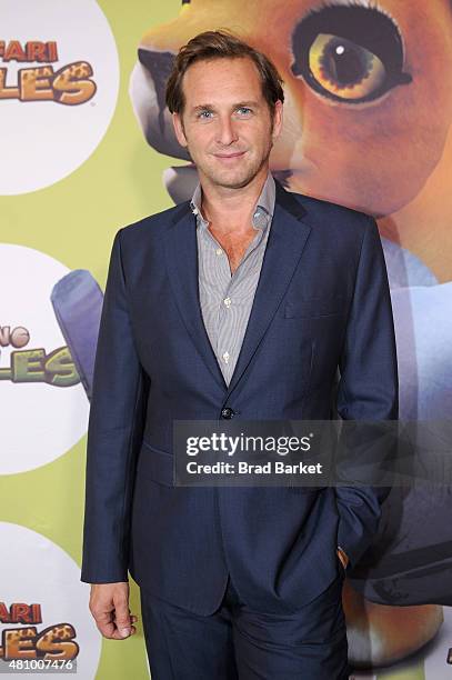 Actor Josh Lucas attends the launch of Dino Tales and Safari Tales at the American Museum of Natural History with Kuato Studios on July 16, 2015 in...