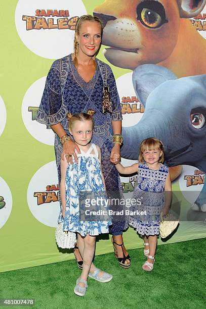 Karen Craig attends the launch of Dino Tales and Safari Tales at the American Museum of Natural History with Kuato Studios on July 16, 2015 in New...