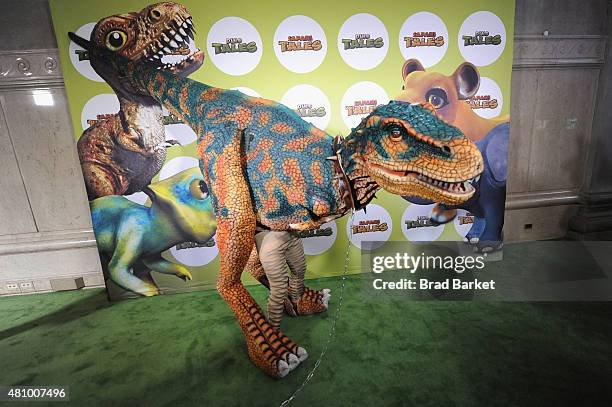 General view of atmosphere at the launch of Dino Tales and Safari Tales at the American Museum of Natural History with Kuato Studios on July 16, 2015...