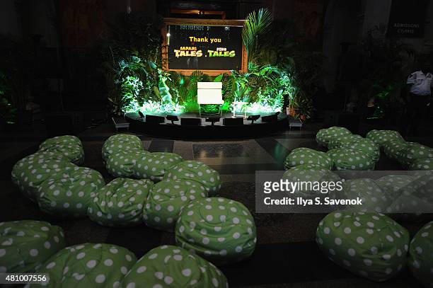 General view of atmosphere at the launch of Dino Tales and Safari Tales at the American Museum of Natural History with Kuato Studios on July 16, 2015...