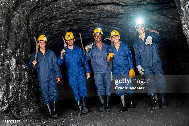 walking underground - coal miner stock pictures, royalty-free photos & images