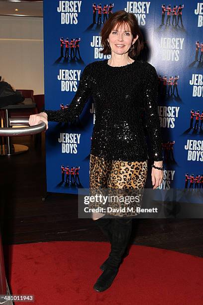 Annabel Giles attends an after party following the Gala Night performance of "Jersey Boys", celebrating a new venue at the Piccadilly Theatre, a new...