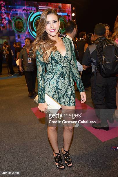 Paulina Goto attends Univision's Premios Juventud 2015 at Bank United Center on July 16, 2015 in Miami, Florida.