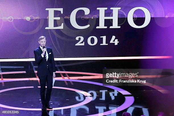 Max Raabe attends the Echo Award 2014 show on March 27, 2014 in Berlin, Germany.