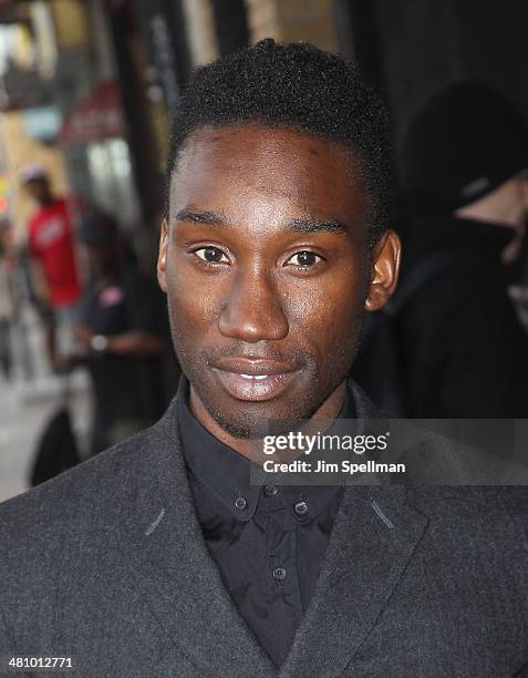 Nathan Stewart-Jarrett attends the Fox Searchlight Pictures' "Dom Hemingway" screening hosted by The Cinema Society And Links Of London on March 27,...