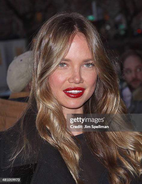 Alicia Rountree attends the Fox Searchlight Pictures' "Dom Hemingway" screening hosted by The Cinema Society And Links Of London on March 27, 2014 in...