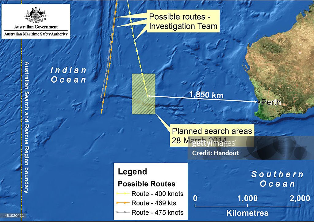 Search Area For MH370 Shifts Closer To Australian Coast